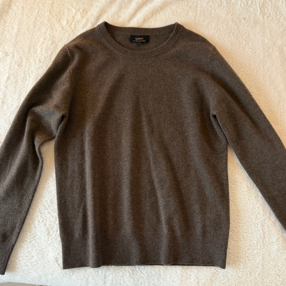 Quince Cashmere Crewneck Sweater
